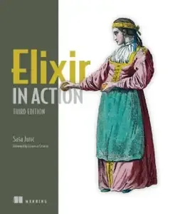 Elixir in Action, third edition cover